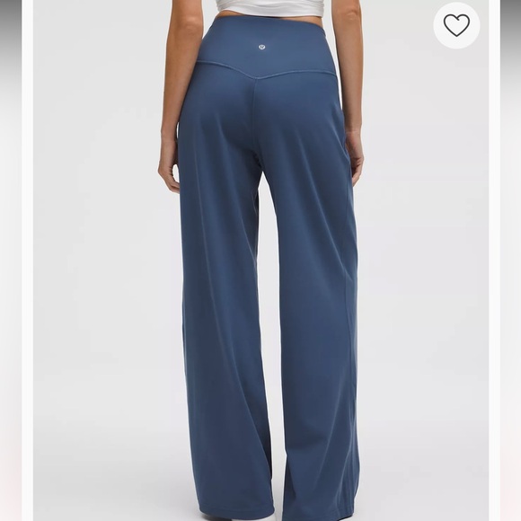 Lululemon Align High-Rise Wide-leg pants. Trending color Blue Twill - Picture 1 of 13